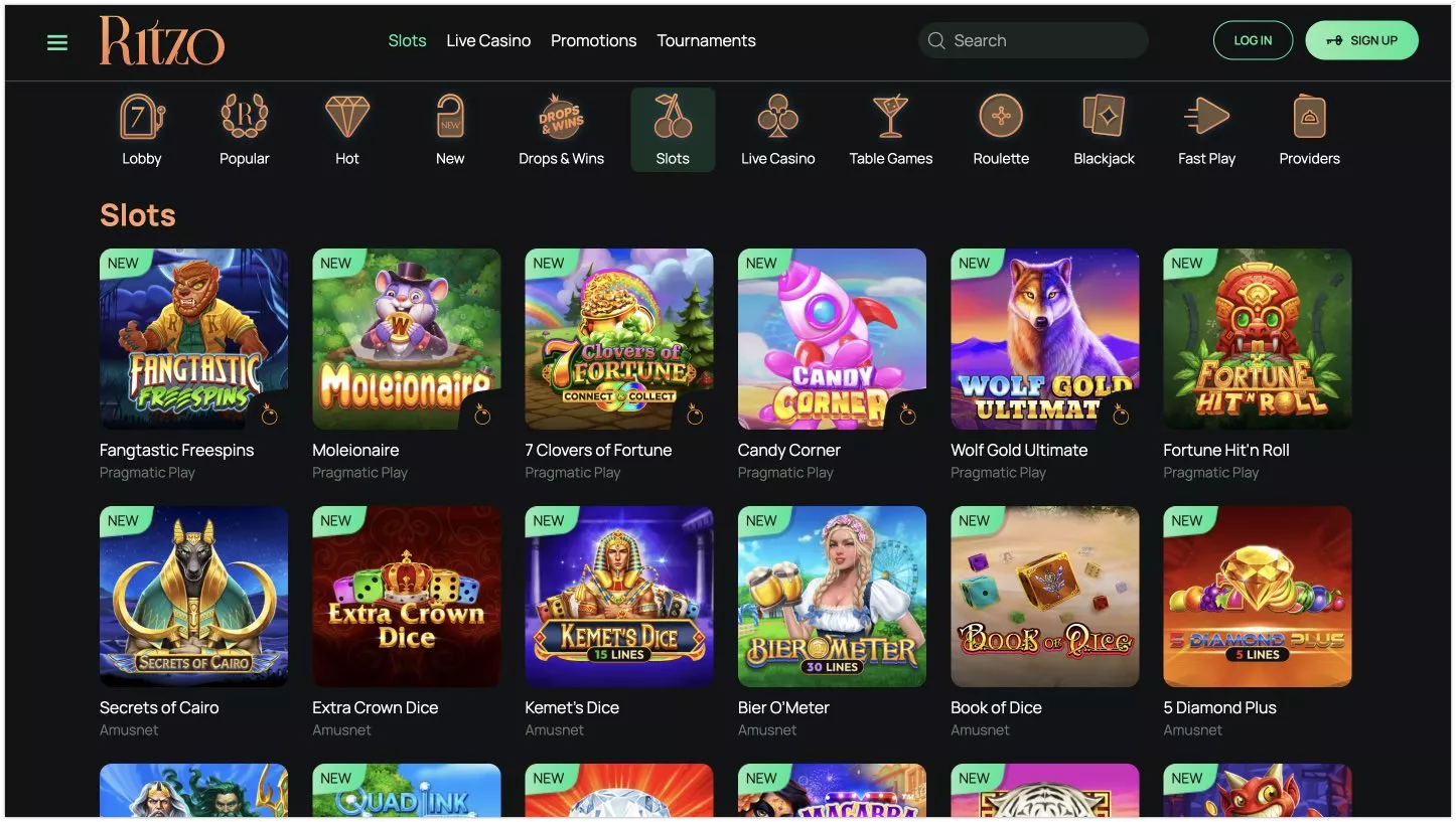Ritzo Casino images